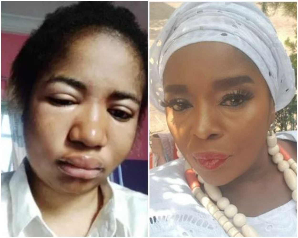 Ada Jesus and Rita Edochie