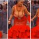 Bride leave guests speechless