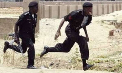 Policemen on the run