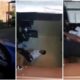 Lady destroys boyfriends car and apartment after she caught him cheating