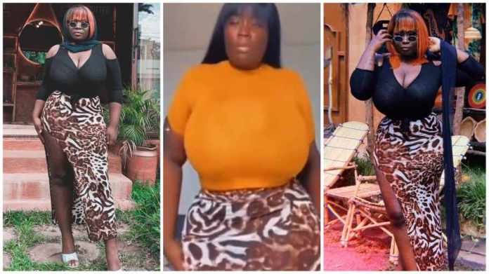 Maame Serwaa flaunts her newly improved backside in latest video
