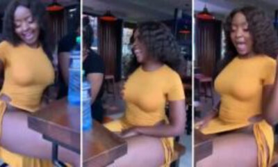 Slay queen leaves men with wild thoughts after parading curves in a skimpy outfit 1