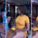 Slay queen leaves men with wild thoughts after parading curves in a skimpy outfit 1