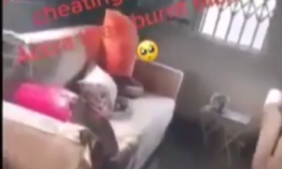 husband burns wife's house