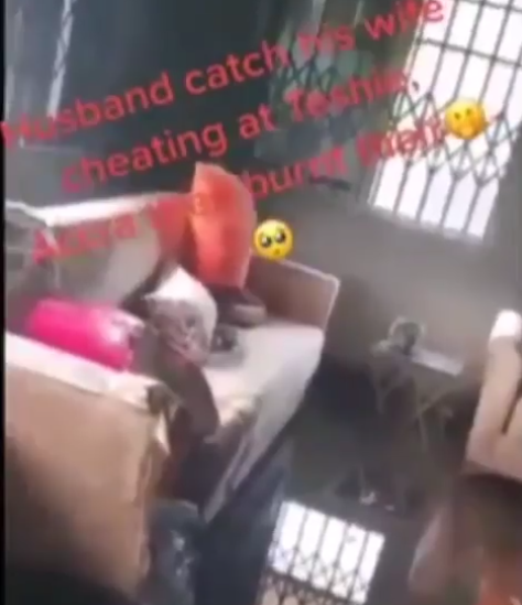 husband burns wife's house