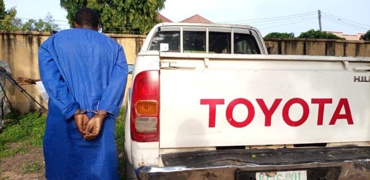 man arrested