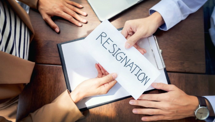 resignation