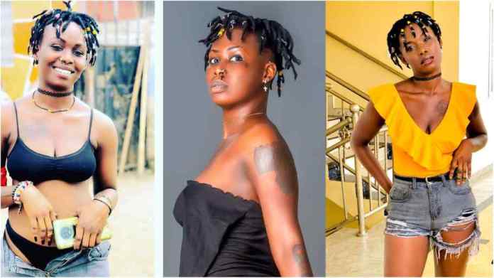 Angiewood upcoming artist goes naekєd live on FB to promote her new song
