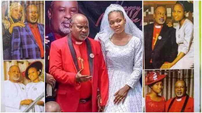 Pastor 63 marries 18 year old choir member in a colourful wedding ceremony