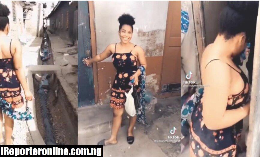 Wow!! Beautiful Lady Dating A Ghetto Guy Living In Dirty Room (Video)