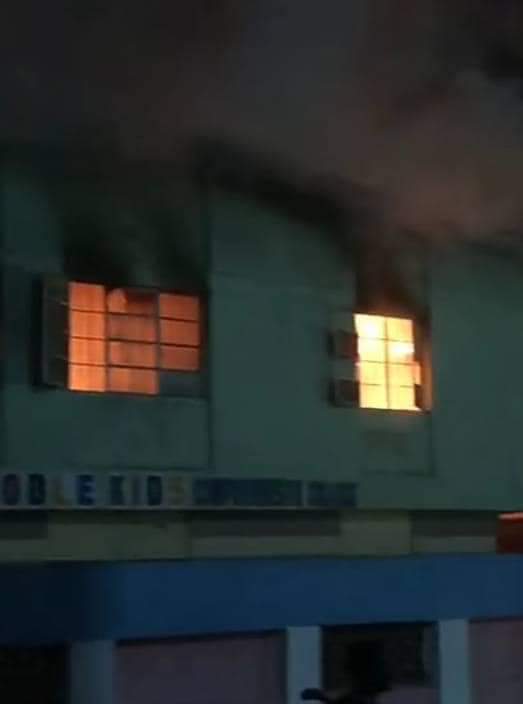 BREAKING: Youth Set Hanifa Abubakar’s School Ablaze (Photo)