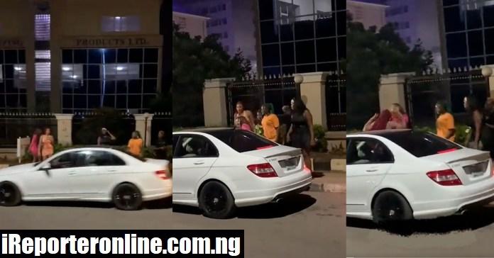 Ashawo Girls Fight Each Other As Man In White Benz Pulls Up To Seek Their Services (Video) 56 ashawo season