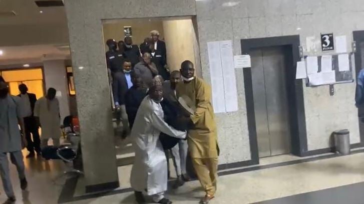 BREAKING: Abba Kyari’s Wife Slumps In Court