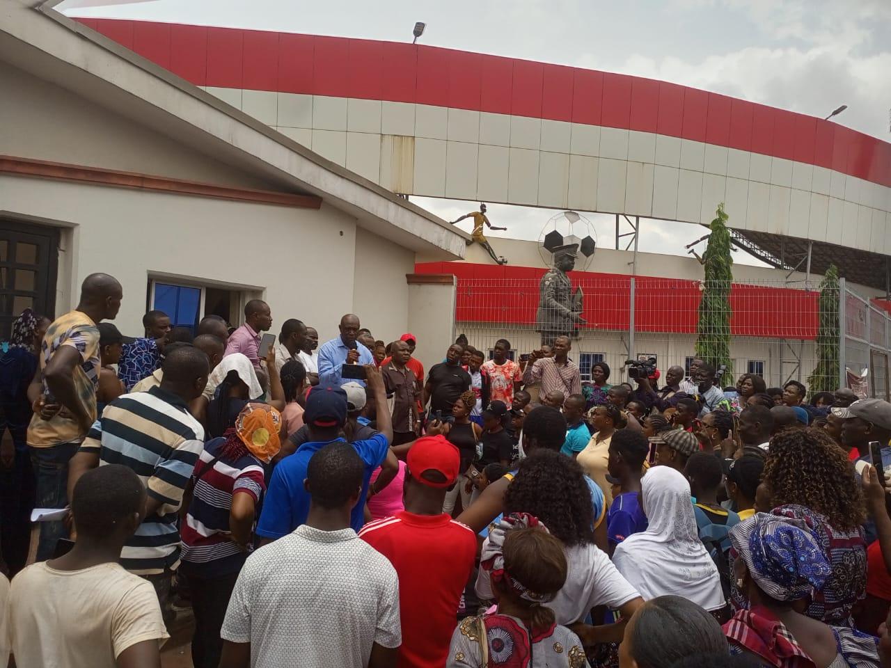 Edo: Protest As Obaseki Sacks Over 500 Workers