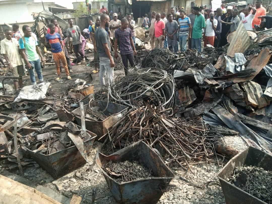 Fire Guts Popular Market, Razes 300 Shops