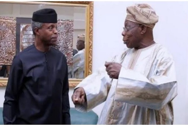 JUST IN: Osinbajo Meets Obasanjo In Ogun