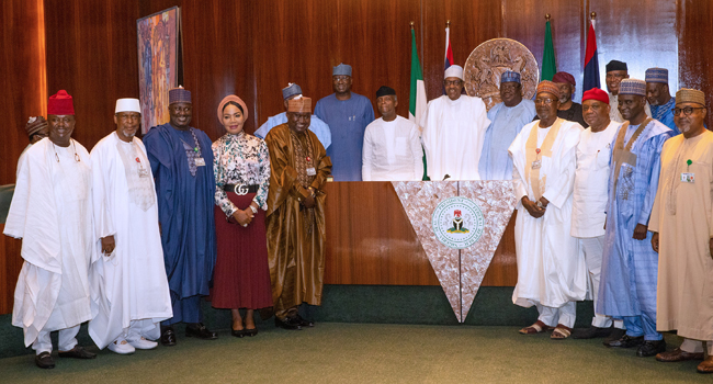 President Buhari meets APC lawmakers