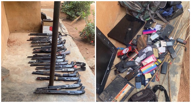 Nigerian Troops Raid IPOB/ESN Hideout In Anambra, Recover Arms