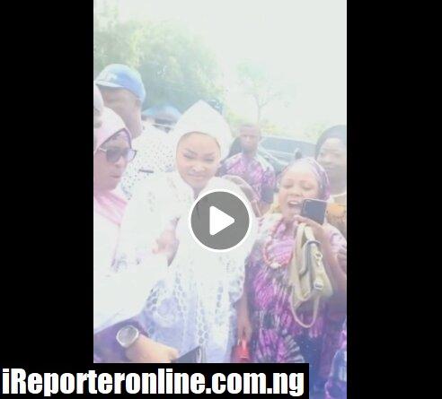 See What The Crowd Did To Actress, Mercy Aigbe At Husband’s Hometown That Set Tongues Wagging (Video)