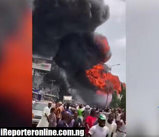 Fire Guts Tanker Inside Fuel Station (Video)