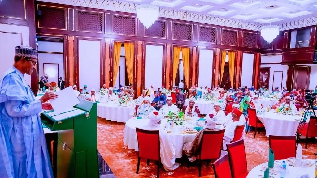Buhari meets traditional rulers