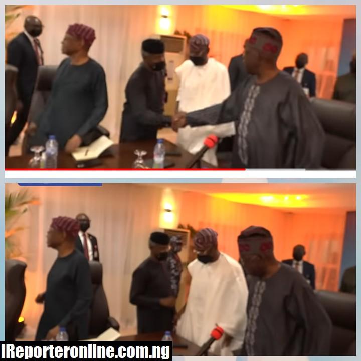 Watch The Moment Osinbajo And Tinubu Met At APC South-West Meeting (Video)