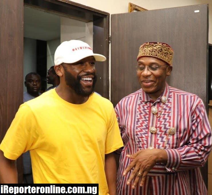 Mayweather Visits Nigeria, Meets Amaechi (Photos)