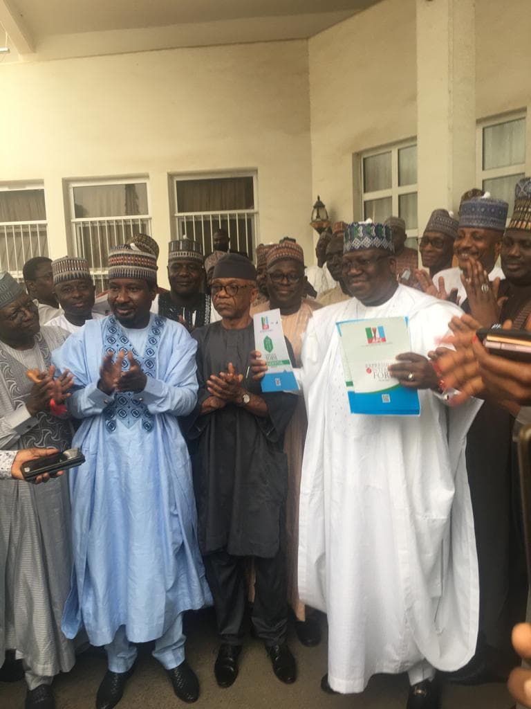 [BREAKING] 2023: Lawan Joins Presidential Race, Picks APC Forms