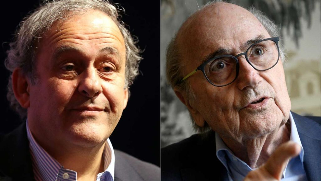 Blatter and Platini