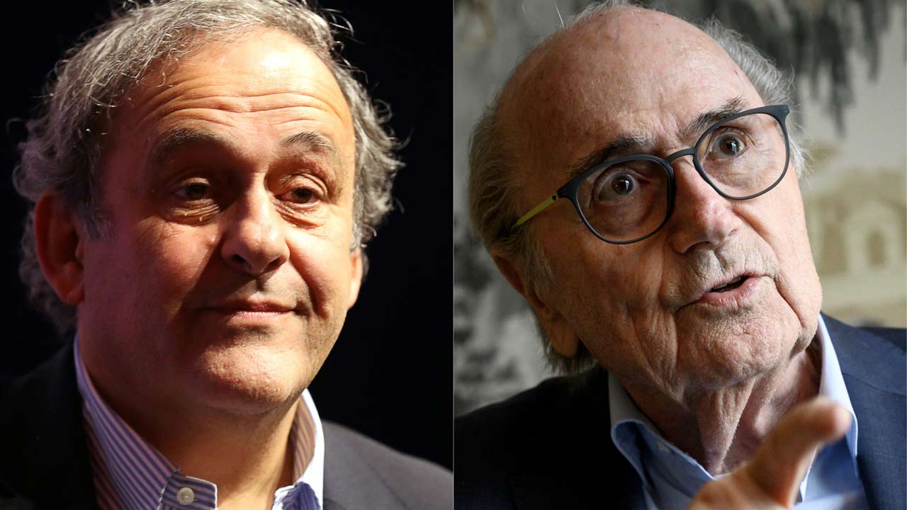 Blatter and Platini