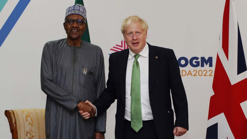 Buhari and Boris Johnson