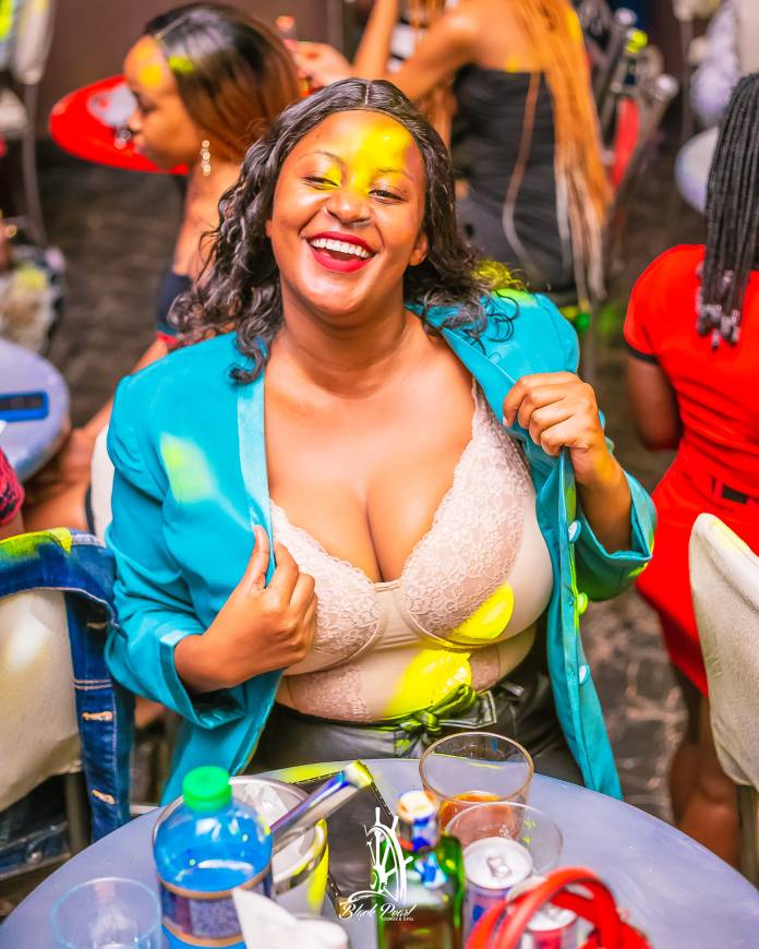 Lady's Heavy ‘Chest’ Causes Commotion At Popular Club (PHOTOS)