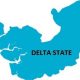 Delta State map