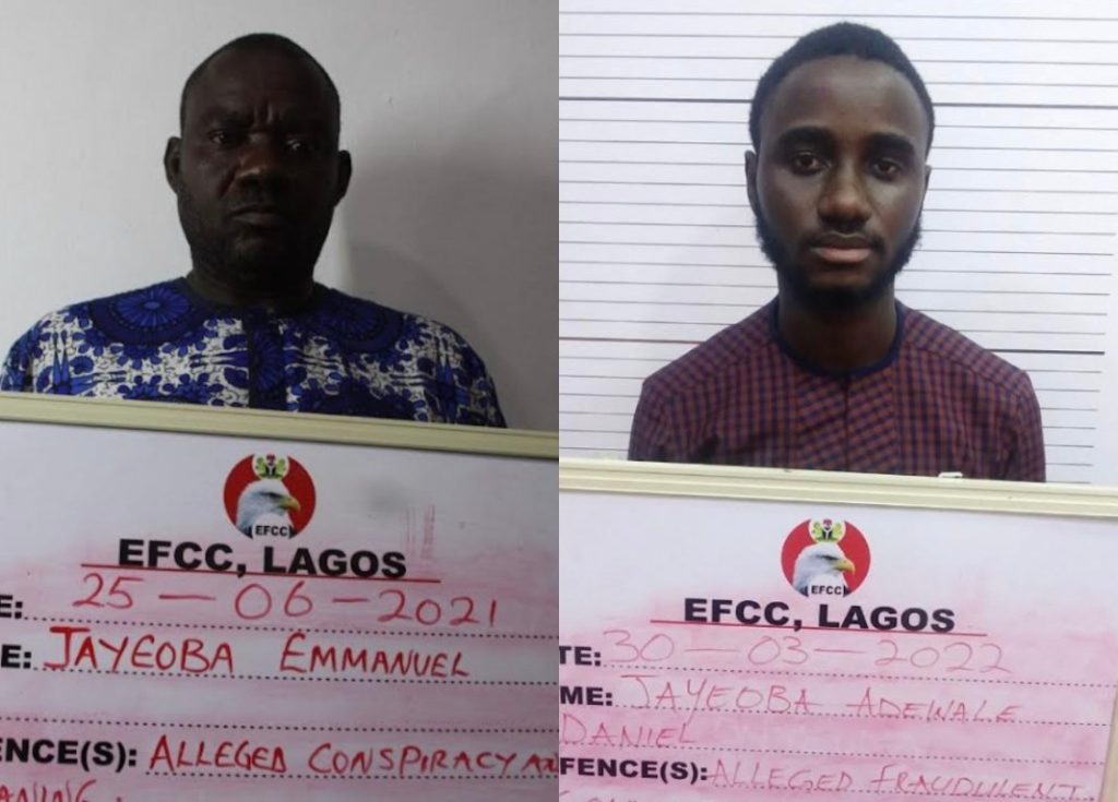 EFCC arrest father and son