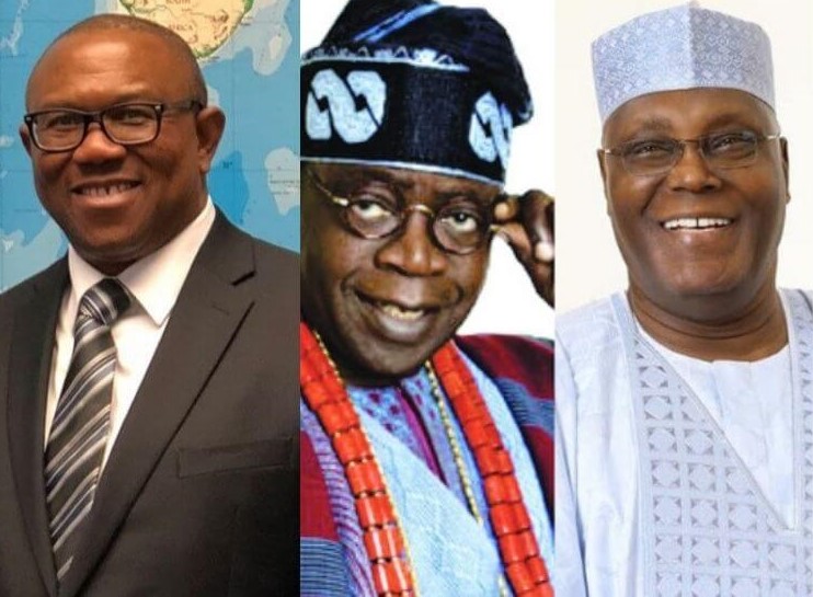 Peter Obi Bola Tinubu Atiku Abubakar