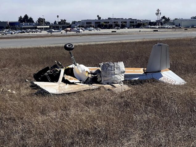 the wreckage of one of the planes 636x477 1