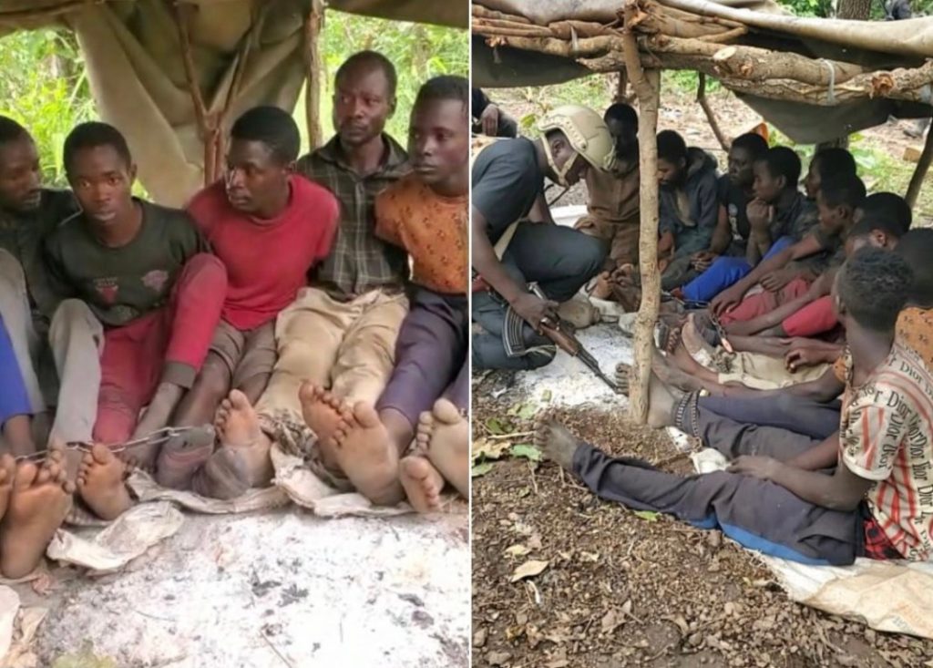 Kidnap viictims at bandit camp in Kaduna