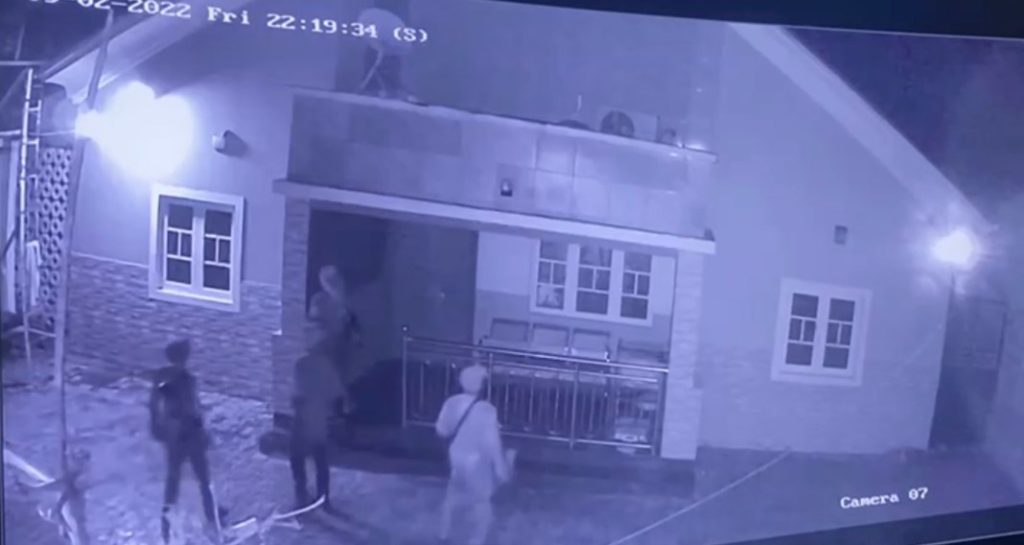 Kidnappers caught on CCTV breaking into house in Funtua