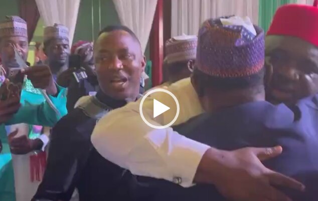 Drama As Sowore Challenges Al Mustapha, Kashim Shettima For Taking The Position Of Presidential Candidates With Tinubu Being Absent (VIDEO)