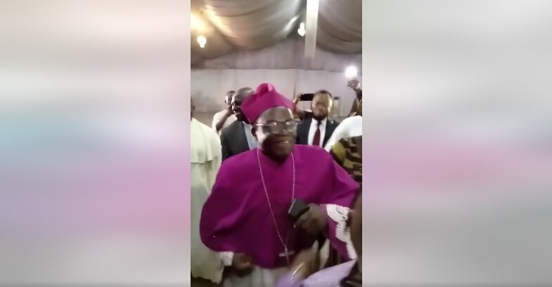 Bishop Kukah Dances 'Buga’ At 70th Birthday Celebration (VIDEO)