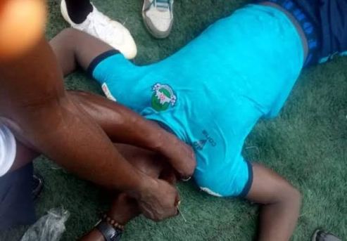 FOOTBALLER SLUMPS