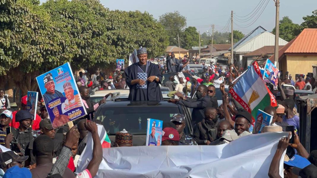Uba Sani campaigning