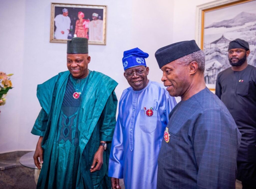Osinbajo visits Tinubu