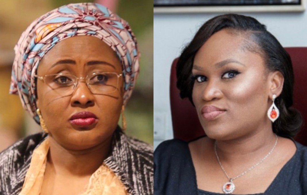 Aisha Buhari and Zainab Kassim