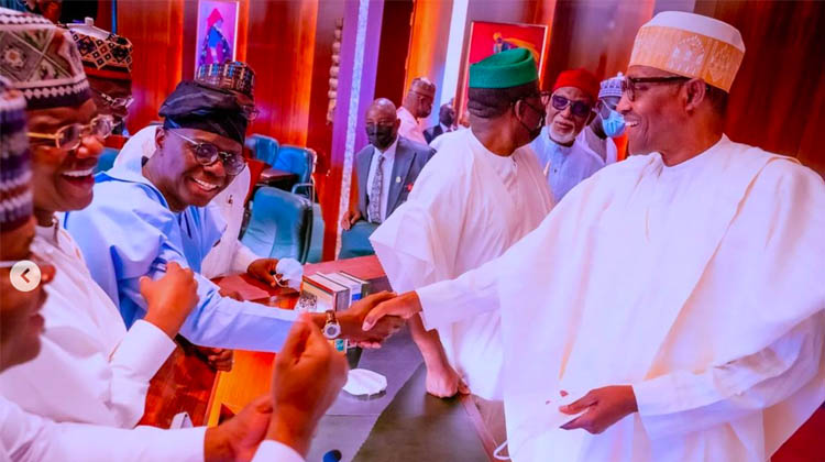 Buhari with APC governors