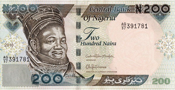 Old 200 Naira note
