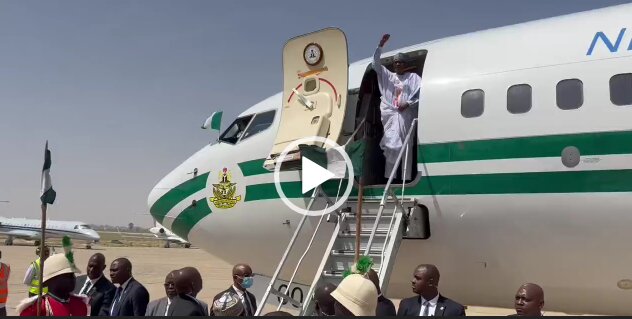 Moment Buhari Arrived Katsina For APC Campaign Rally (VIDEO) 60 screenshot ireporteronline.com .ng 2023.02.06 17 59 13