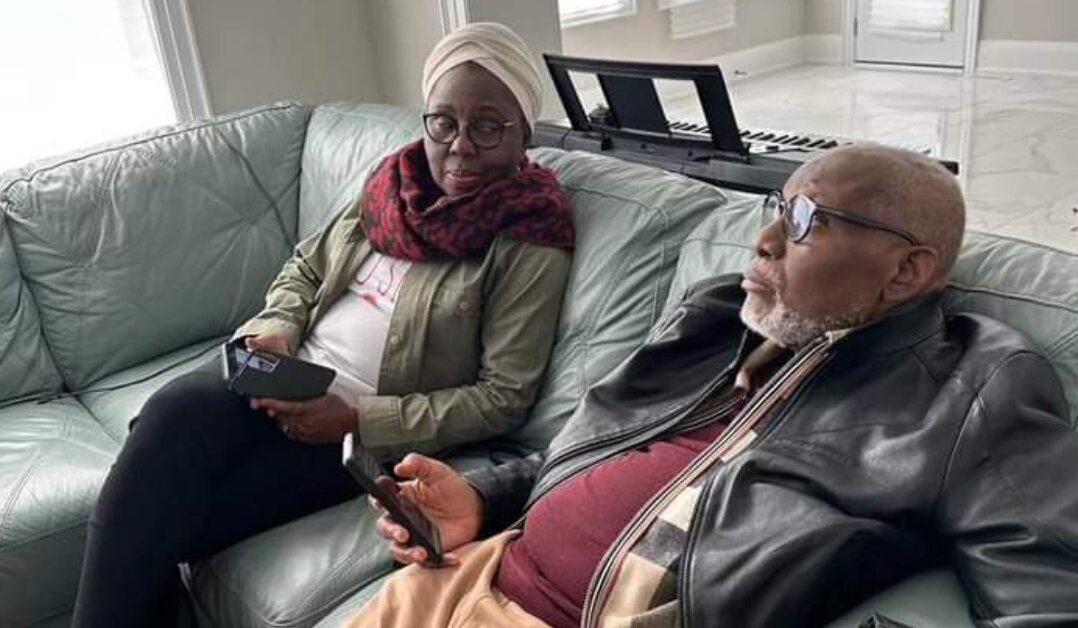 Governor Rotimi Akeredolu with wife Betty Anyanwu