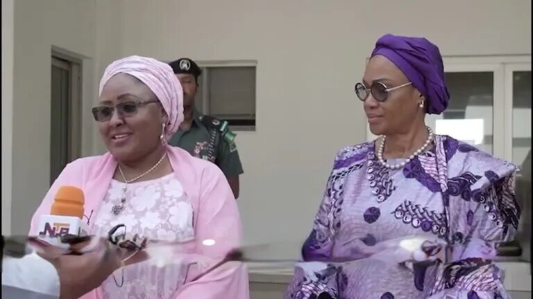 Aisha Buhari and Remi Tinubu 768x432 1
