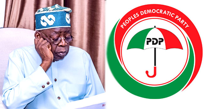Bola Tinubu and PDP